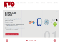 Tablet Screenshot of evothings.com